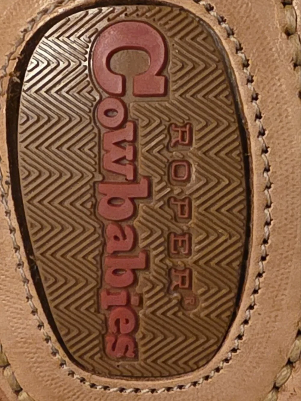 Roper Kids Cowbaby Buffalo Western Boot Baby Sz 1